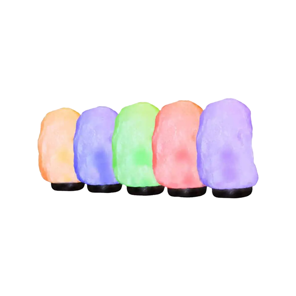 Multi colored Medium Salt lamp